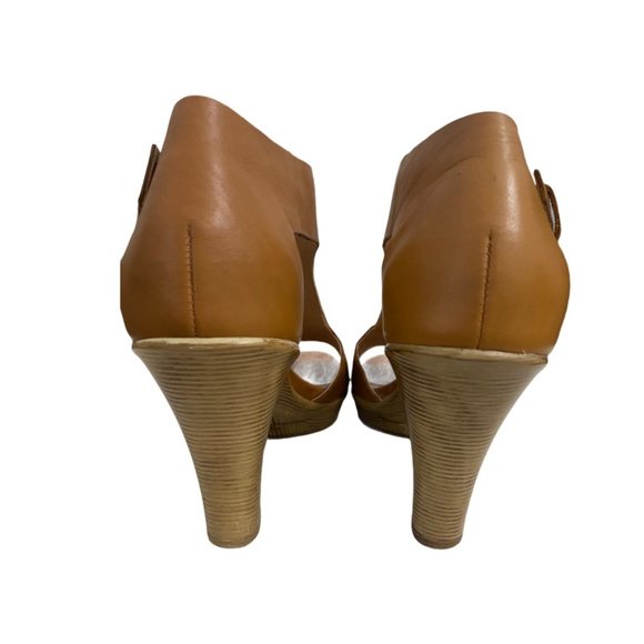 Sofft Dabney Leather Heels in Luggage/Tan, Size 7 - Picture 6 of 11